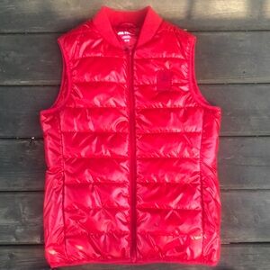 Bright Red Medium Size Joe Fresh Puffer Jacket